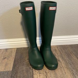 Green Hunter Rain Boots